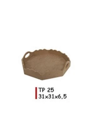 Aka Ahşap 31x31x6.5 Tepsi Tp 25 ürün görseli 1