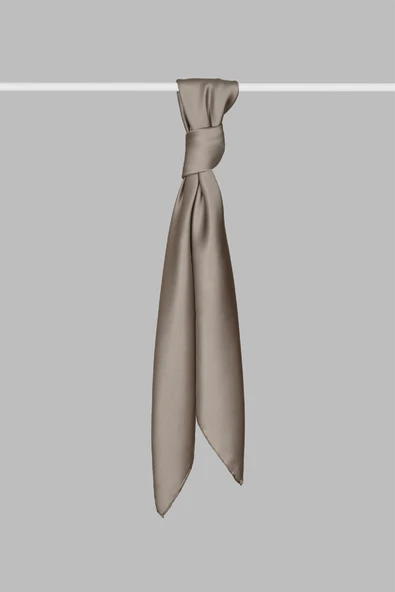 AR4444 ARMANDA EŞARP DÜZ SATEN İPEK - Resim 8