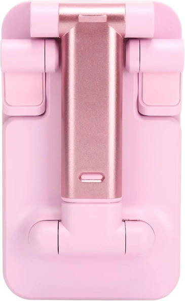 Masaüstü Telefon Tutucu Tablet Standı 2 Kademeli Katlanır Uzunluk Ayarlı - Resim 4