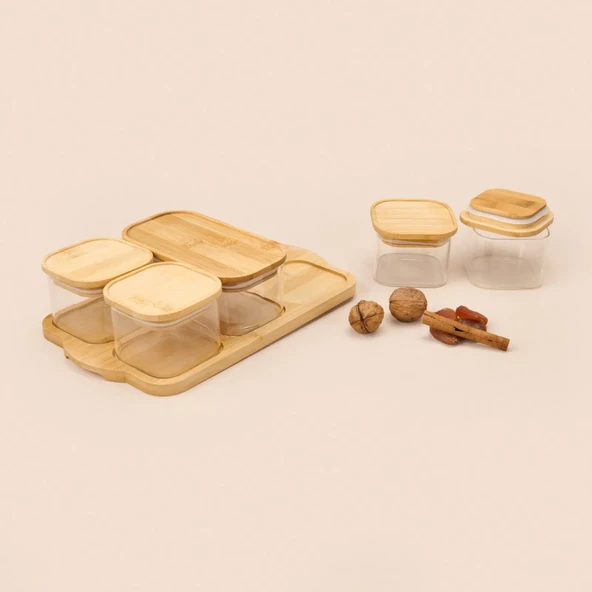 Mien 5Li Cam Kahvaltılık Seti Mien0002 - Resim 2