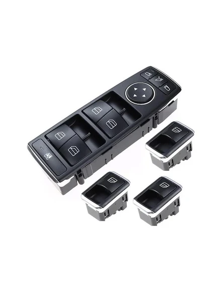 MERCEDES W204 C SERİ CAM DÜĞMESİ ANAHTARI VE TEKLİ AYNA AYARLI VE KAPATMALI 2007-2014 ürün görseli 1