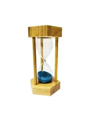 Kembs Ahşap Kum Saati 5x5x11 Cm 5 Dakika C148 ürün görseli 1
