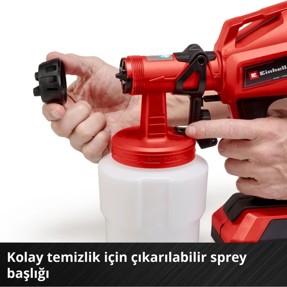TC-SY 18/60 Li - Solo, Akülü Sprey Boya Sistemi (Akü ve şarj cihazı dahil değildir) - Resim 6