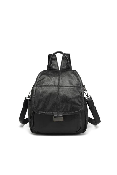 Yıkama Deri Sırt Askılı Kadın Çantası 21-K Barcelona 1908 ürün görseli