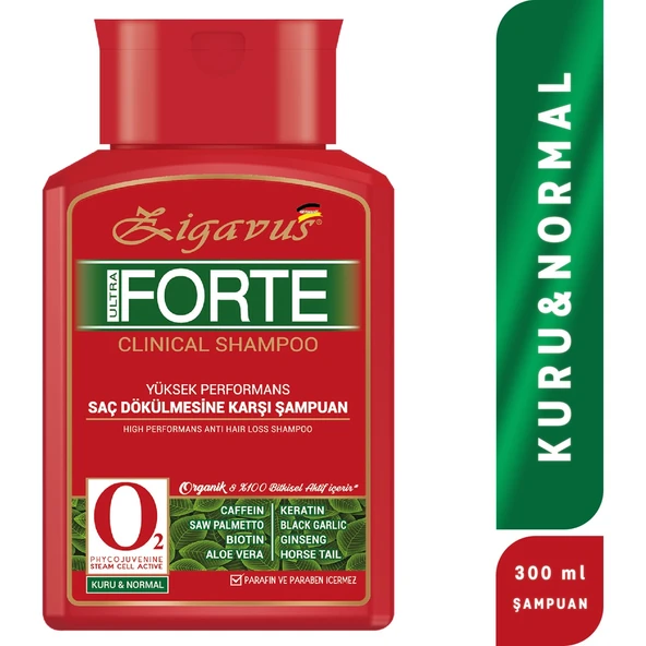 Forte Ultra Clinical Kuru ve Normal Saçlar İçin Şampuan 300 ML ürün görseli 1