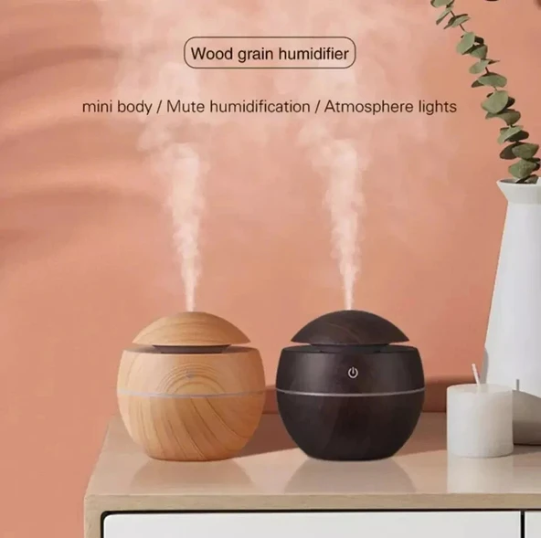 130ML Hava Nemlendirici Aromaterapi Mini Hava Nemlendirici Difüzör Buhar Makinesi ürün görseli 1