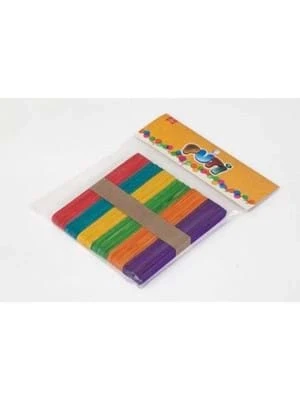 Puti Ahşap Küçük Çubuk Renkli 50"li 4582 ürün görseli 1