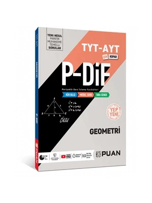 Puan Yay.- Tyt- Ayt Geometri P-dif Konu Anlatımlı 2324 ürün görseli 1