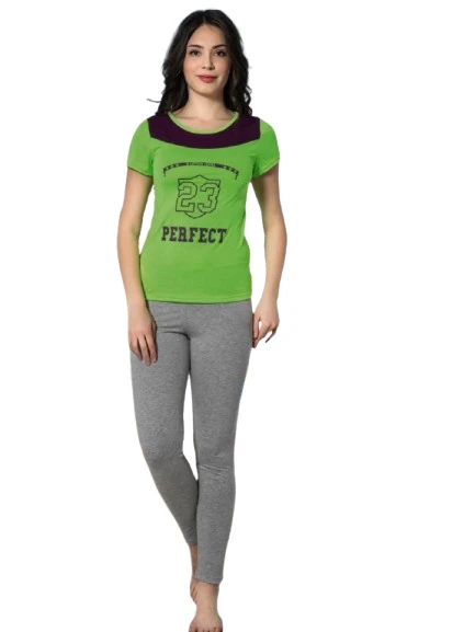 Polkan 15252 Bayan Kısa Kol Taytlı Takım STANDART BEDEN ürün görseli