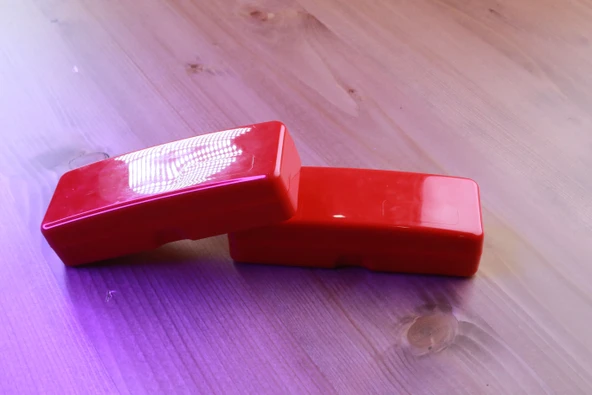 ModaTüm Gözlük Kabı Kutusu 2'Lİ- Süper Dayanıklı Kırmızı Model- - Resim 2