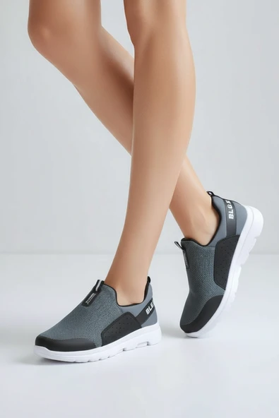 2231-Bestof Anatomik Tabanlı Ultra Hafif Bağcıksız Unisex Yürüyüş Ayakkabısı - Resim 7