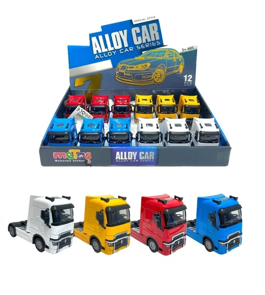 Metal RENAULT Tır Kafası 1 adet Işıklı Müzikli Oyuncak – 12 cm ürün görseli 1