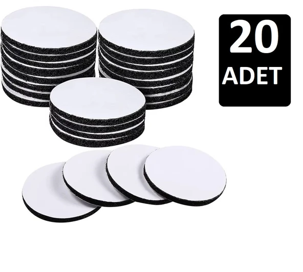 Halı Kilim Koltuk Örtüsü Sabitleyici Cırt 20 Adet Kaydırmaz Kendinden Yapışkanlı Cırt ürün görseli