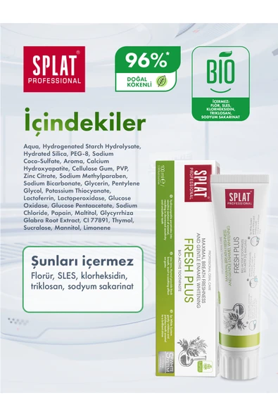 Splat Fresh Plus Macun 100 ml - Resim 6