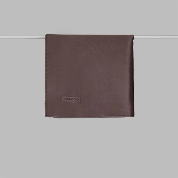 AR4444 ARMANDA EŞARP DÜZ SATEN İPEK - Resim 5