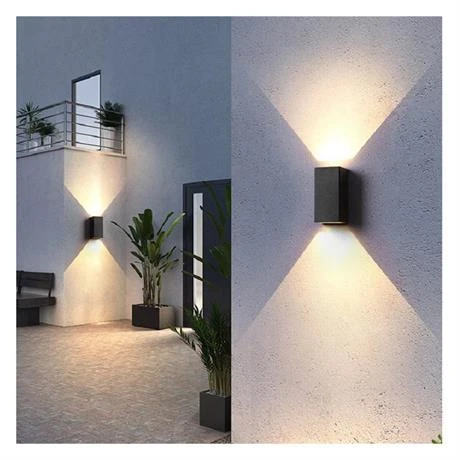 Rodoslu Çift Yön Köşeli 2*Gu10 Duylu Antrasit Gövde Armatür Ip54 Rds-2004 - Resim 5