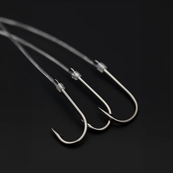 3 İğneli Kurşunlu Beden Takımı - Dip Beden Oltası - Fırdöndülü - 35 gr - Resim 3