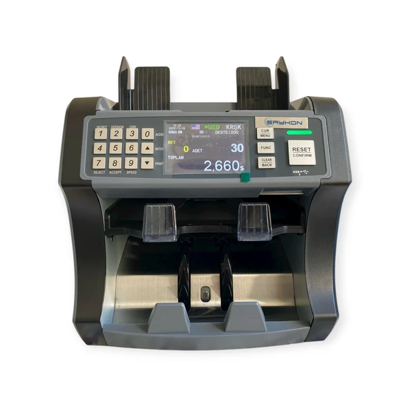 SAYKON S210 Para Sayma Makinesi Printerli 2CIS - Resim 3