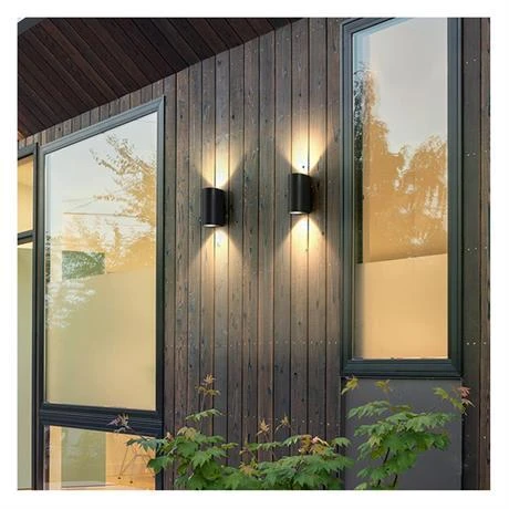 Rodoslu Çift Yön Oval Antrasit Renk Duvar Armatürü RDS-2002-A - Resim 3