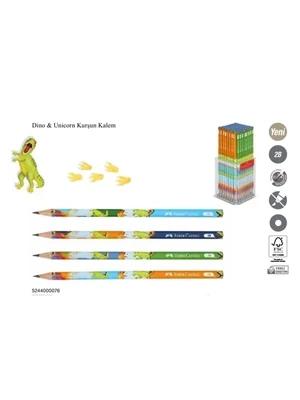 Faber Castell Desenli Dino 2b Kurşun Kalem 5244000076 ürün görseli 1