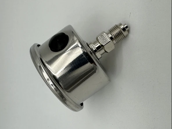 Manometre Gliserinli Arkadan Çıkışlı Q40 - 0 - 400 Bar 1/8 A Tipi - Resim 2