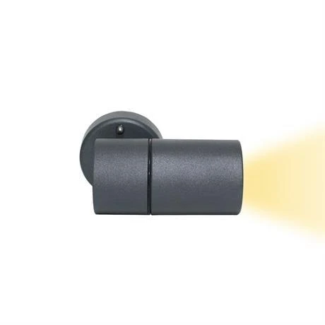 Rodoslu Tek Yön Silindir Gu-10 Duylu Antrasit Gövde Armatür - Rds-2007 - Resim 3