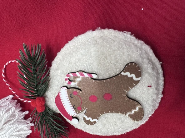 Yılbaşı Köpek Kıyafeti Snow Ball Kırmızı Polar | Kapüşonlu Noel Köpek Kostümü | Küçük Irklar İçin - Resim 2