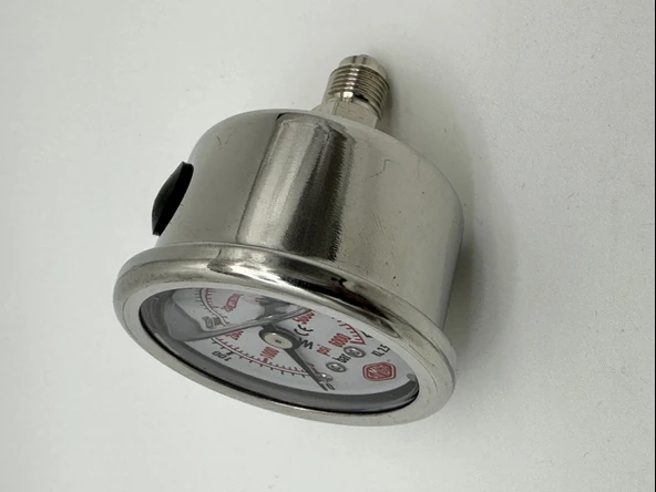 Manometre Gliserinli Arkadan Çıkışlı Q40 - 0 - 400 Bar 1/8 A Tipi - Resim 7