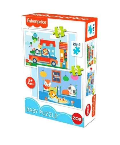 Fisher Price Baby Puzzle 2in1 ürün görseli 1