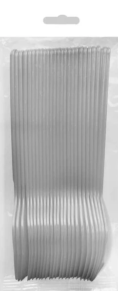 KAŞIK LÜKS GÜMÜŞ 25 ADET - Resim 3