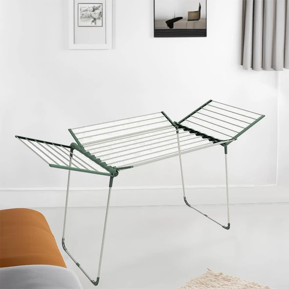 perilla Fortune Katlanır Hafif Dayanıklı Çamaşır Kurutma Askısı Kurutmalık Beyaz ürün görseli