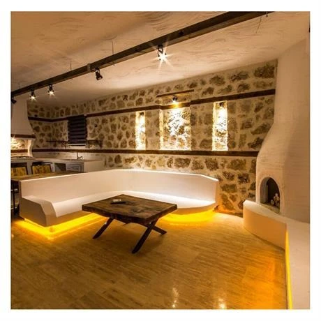 Rodoslu Tek Yön Oval Işık Süzmeli Antrasit Duvar Armatürü - Rds-2001 - Resim 3