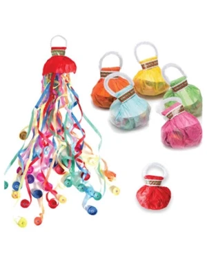 Nedi El Konfetisi Serpantin Sarı 6 Lı 65309y ürün görseli 1