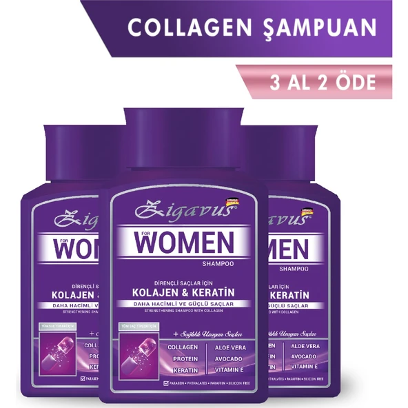 Zigavus Women Şampuan 300 ml 3 Al 2 Öde ürün görseli 1