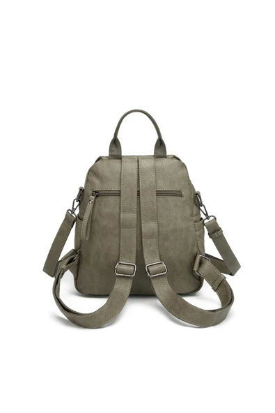 Yıkama Deri Sırt Askılı Kadın Çantası 21-K Barcelona 1908 - Resim 3