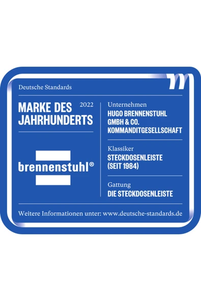 Brennenstuhl Eco Line Serisi 6 Soketli 1.5 Metre 13.500 mAh Akım Korumalı Priz Uzatma Kablosu Antrasit - Resim 4