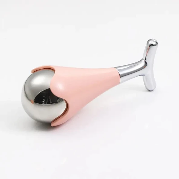 Face Yoga Gua Sha Yüz Masaj Buz Küresi Face Roller Model 2 - Resim 3