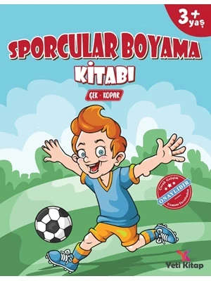 Sporcular Boyama Kitabı - Yeti Kitap ürün görseli 1