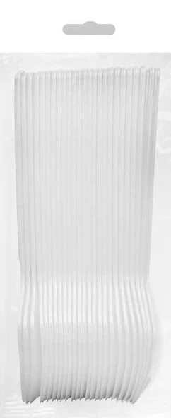 KAŞIK LÜKS BEYAZ 25 ADET - Resim 4