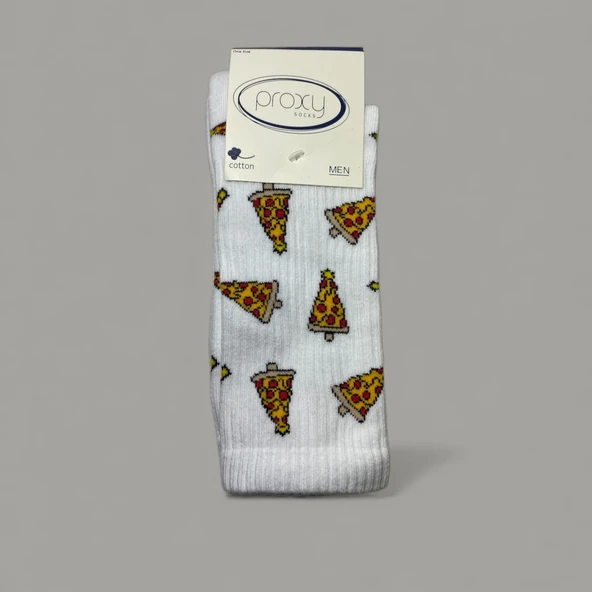 Unisex Yılbaşı Eğlencesi: Kardan Adam, Ağaç, Şeker Kamışı Desenli Çorap - Resim 2