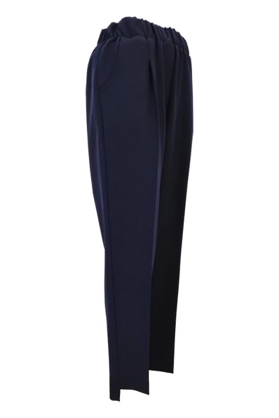 5385 SENTEZ PANTOLON BELİ LASTİKLİ ÖNÜ KISA ARKASI UZUN - Resim 10