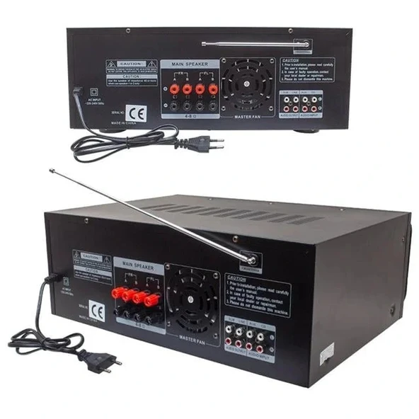 Magicvoice Mv-550 2x100 Watt Usb-sd-bluetooth- Balans Trafosuz Ses Mixer - Resim 3