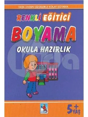 Renkli Eğitici Boyama - Okula Hazırlık (+5 Yaş) - Nurdan Yayınları ürün görseli 1