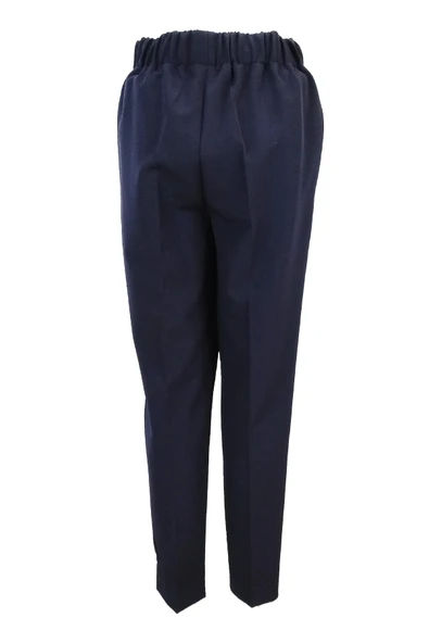 5385 SENTEZ PANTOLON BELİ LASTİKLİ ÖNÜ KISA ARKASI UZUN - Resim 11