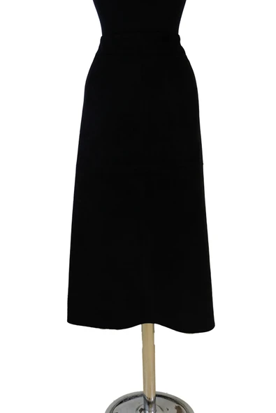 5453 SENTEZ SÜET PARÇALI ETEK - Resim 2