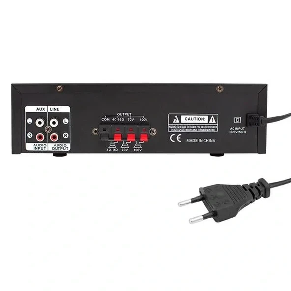 Magicvoice Mv-510 50 Watt Usb-sd-bluetooth Girişli Hat Trafolu Ses Mixer - Resim 2