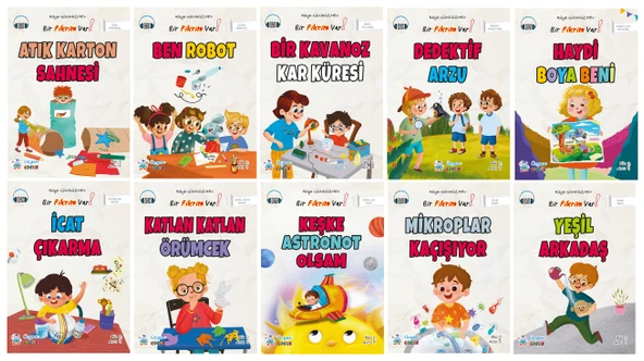1.Sınıf Bir Fikrim Var Hikaye Seti (16 Sayfa) - 10 Kitap - Resim 3