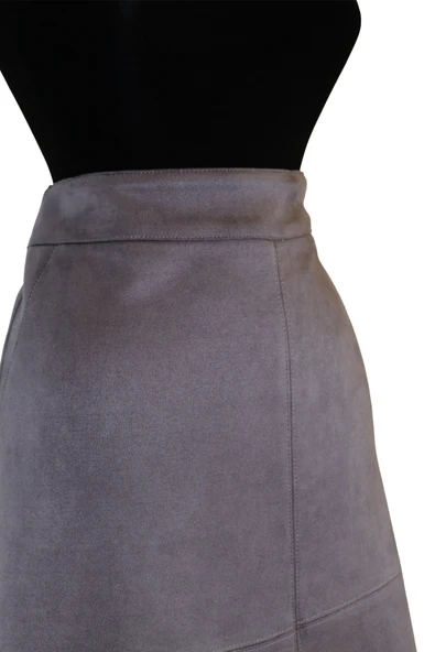 5453 SENTEZ SÜET PARÇALI ETEK - Resim 9