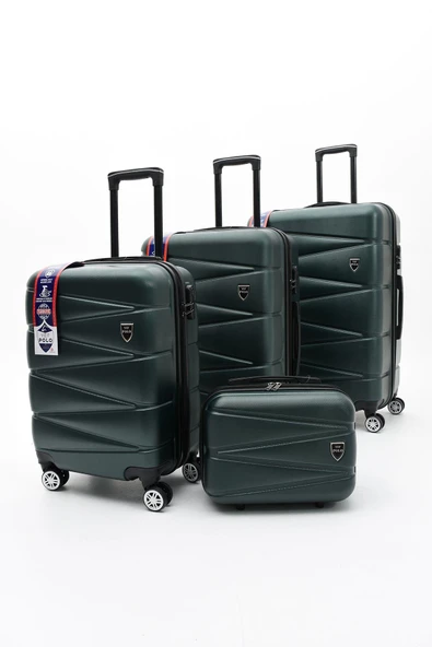 Yefa Dayanıklı Unisex 4 Tekerlekli 4'lü Set Plastik Valiz Seti ürün görseli