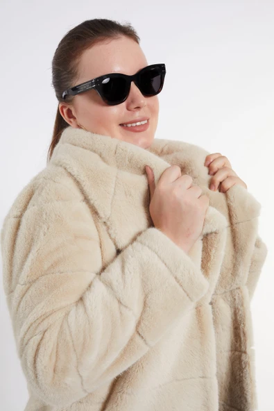 7013 TRENÇ PELUŞ KABAN - Resim 4